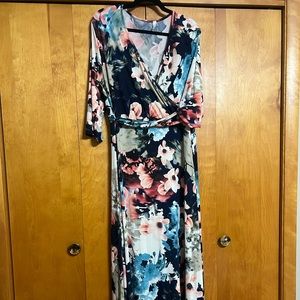 Floral maxi dress